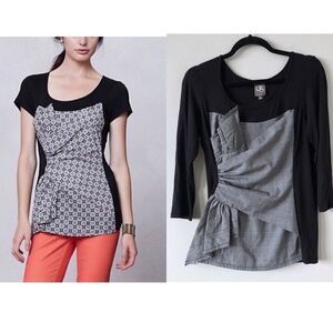 Anthropologie “One September” Twisted Layer Top